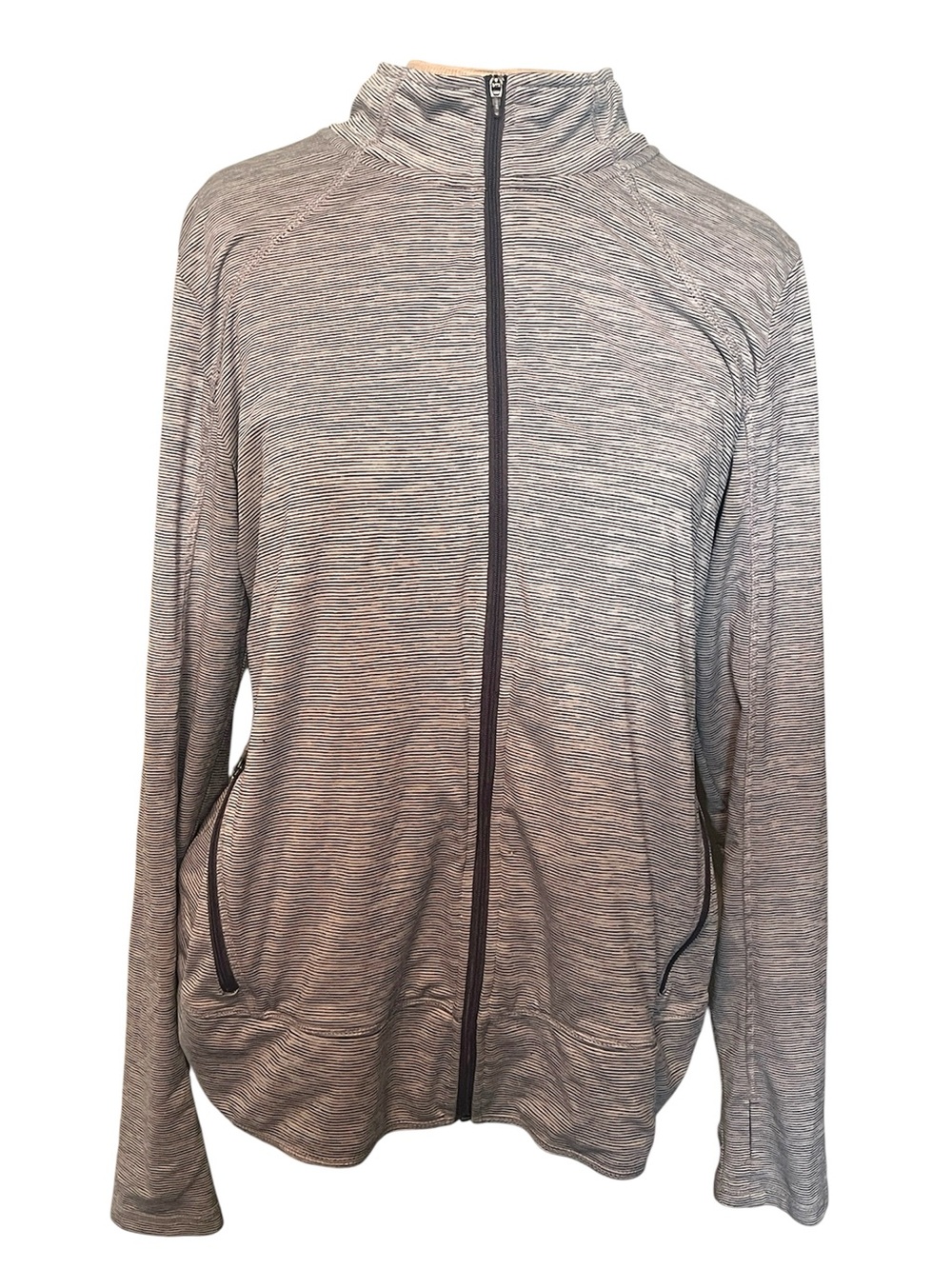 Champion C9 women’s Heather Grey Full-Zip athletic Jacket size large